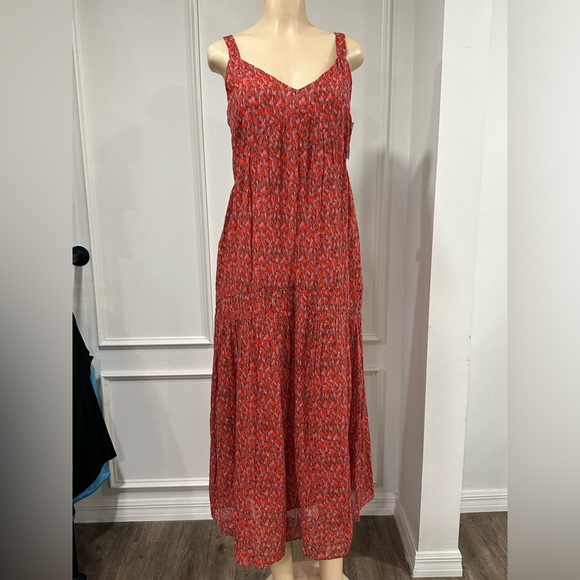 NWT JOIE Maxi Dress, Sleeveless Tiered Flowing Summer Dress, Tea Rose,  XS - Picture 1 of 10